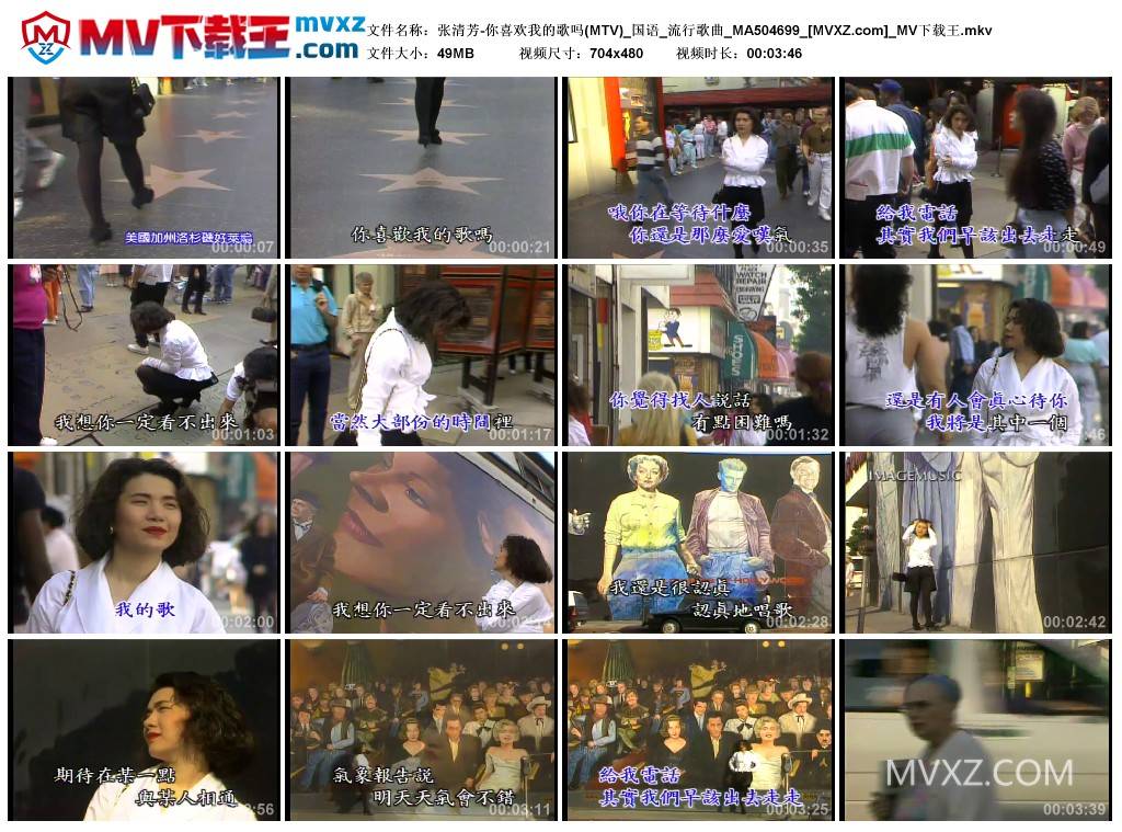 张清芳-你喜欢我的歌吗(MTV)_国语_流行歌曲_MA504699